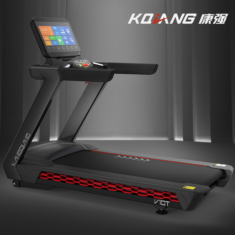 康强V10T彩屏新款商用91香蕉污在线观看 交流变频AC马达大跑台 加宽智能彩屏 高端电动91香蕉污在线观看